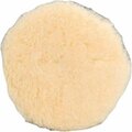 Dynabrade 5 in. Dia. Natural Sheepskin Wool Polishing Pad DYN-90036
